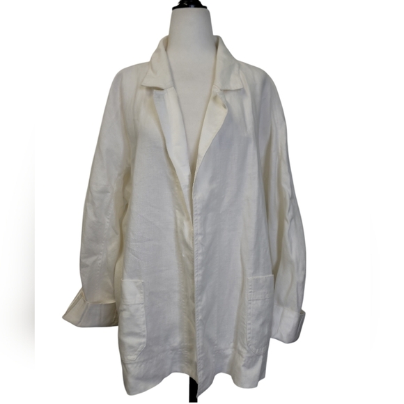 Windsmoor linen Open front  blazer/cardigan - Picture 7 of 10